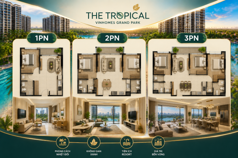 Các căn chuyển nhượng tại The Tropical