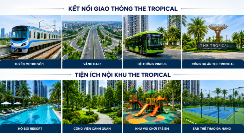 Kết Nối & Tiện Ích The Tropical